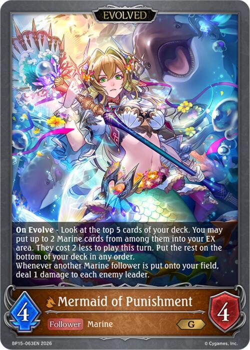Mermaid of Punishment (Evolved), BP15: Trial of the Omens BP15-063EN