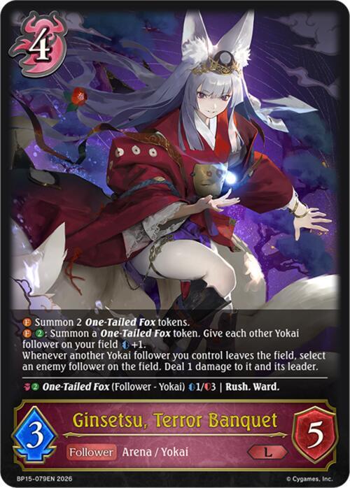 Ginsetsu, Terror Banquet, BP15: Trial of the Omens BP15-079EN