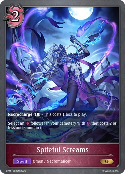 Spiteful Screams, BP15: Trial of the Omens BP15-082EN