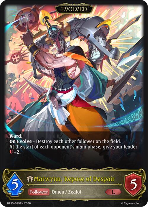 Marwynn, Repose of Despair (Evolved), BP15: Trial of the Omens BP15-095EN
