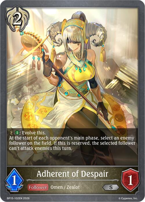 Adherent of Despair, BP15: Trial of the Omens BP15-102EN