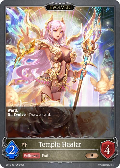 Temple Healer (Evolved), BP15: Trial of the Omens BP15-107EN