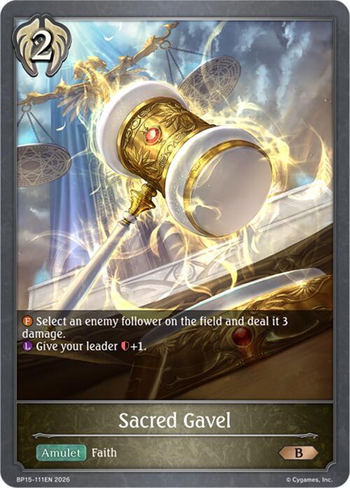 Sacred Gavel, BP15: Trial of the Omens BP15-111EN