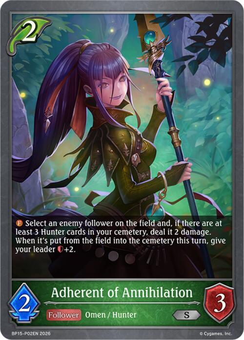 Adherent of Annihilation - P02 (Foil), BP15: Trial of the Omens BP15-P02EN