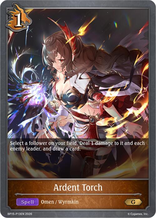 Ardent Torch - P13 (Foil), BP15: Trial of the Omens BP15-P13EN