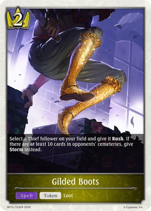 Gilded Boots, BP15: Trial of the Omens BP15-T03EN