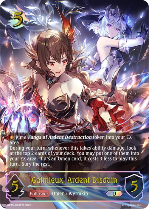 Galmieux, Ardent Disdain (U), BP15: Trial of the Omens BP15-U04EN