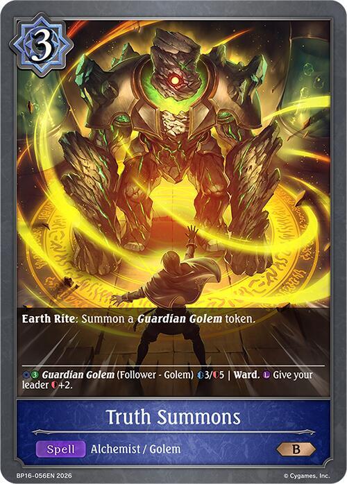 Truth Summons, BP16: New World Genesis BP16-056EN