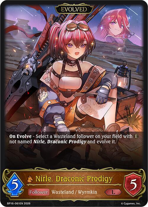Nirle, Draconic Prodigy (Evolved), BP16: New World Genesis BP16-061EN