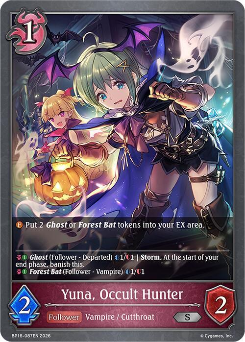 Yuna, Occult Hunter, BP16: New World Genesis BP16-087EN