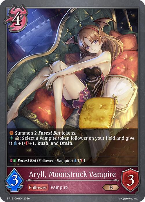 Aryll, Moonstruck Vampire, BP16: New World Genesis BP16-091EN