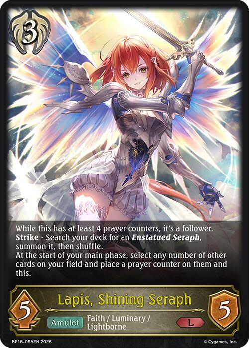 Lapis, Shining Seraph, BP16: New World Genesis BP16-095EN