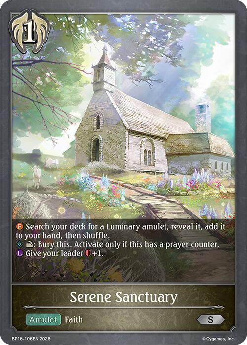 Serene Sanctuary, BP16: New World Genesis BP16-106EN