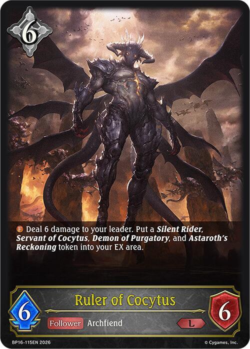 Ruler of Cocytus, BP16: New World Genesis BP16-115EN