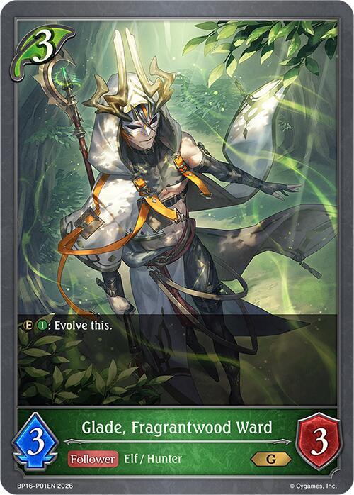 Glade, Fragrantwood Ward - P01 (Foil), BP16: New World Genesis BP16-P01EN
