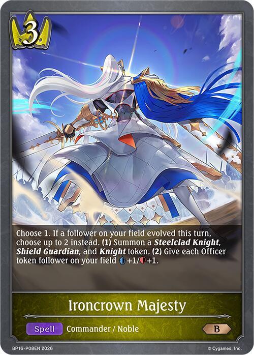 Ironcrown Majesty - P08 (Foil), BP16: New World Genesis BP16-P08EN