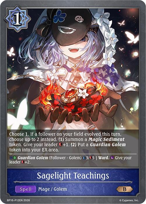 Sagelight Teachings - P12 (Foil), BP16: New World Genesis BP16-P12EN