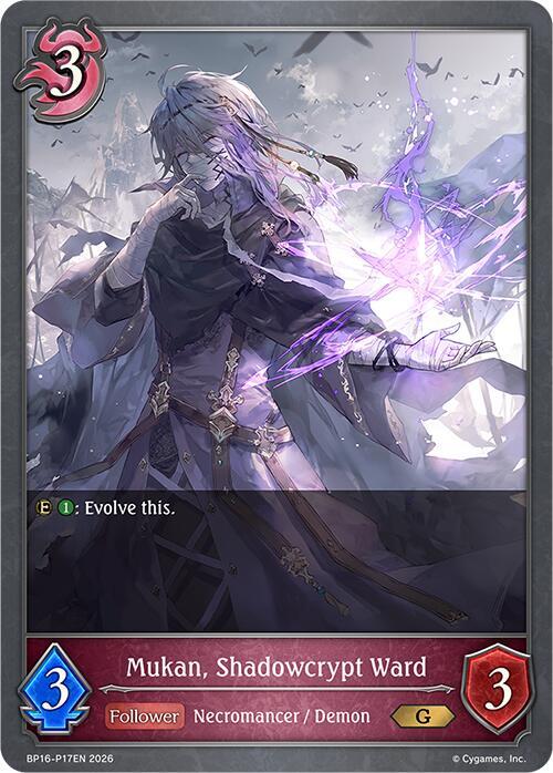 Mukan, Shadowcrypt Ward - P17 (Foil), BP16: New World Genesis BP16-P17EN