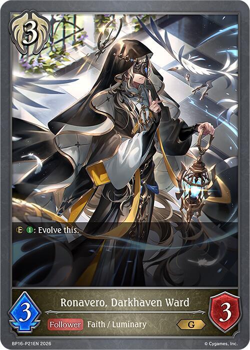 Ronavero, Darkhaven Ward - P21 (Foil), BP16: New World Genesis BP16-P21EN