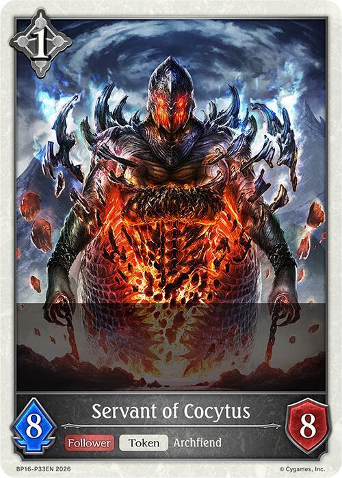 Servant of Cocytus - P33 (Foil), BP16: New World Genesis BP16-P33EN