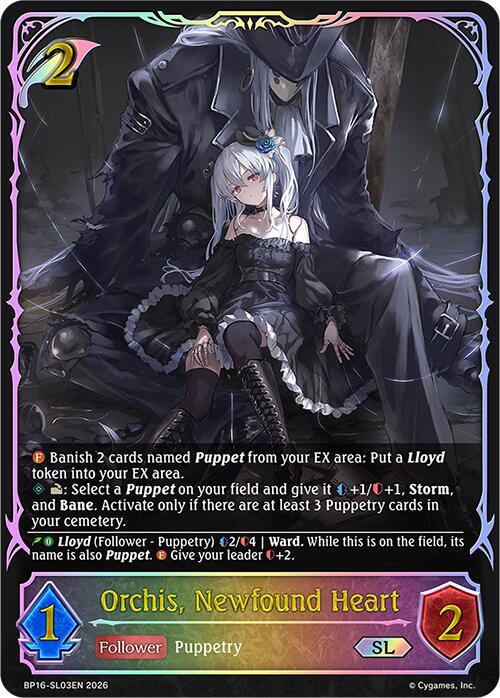 Orchis, Newfound Heart (SL), BP16: New World Genesis BP16-SL03EN