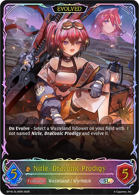 Nirle, Draconic Prodigy (Evolved) (SL), BP16: New World Genesis BP16-SL18EN