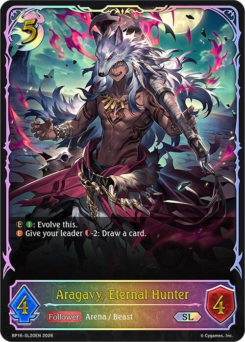 Aragavy, Eternal Hunter (SL), BP16: New World Genesis BP16-SL20EN