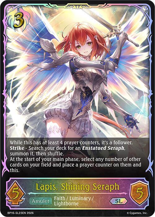 Lapis, Shining Seraph (SL), BP16: New World Genesis BP16-SL23EN