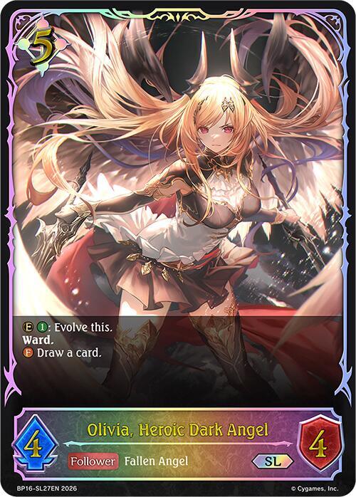 Olivia, Heroic Dark Angel (SL), BP16: New World Genesis BP16-SL27EN