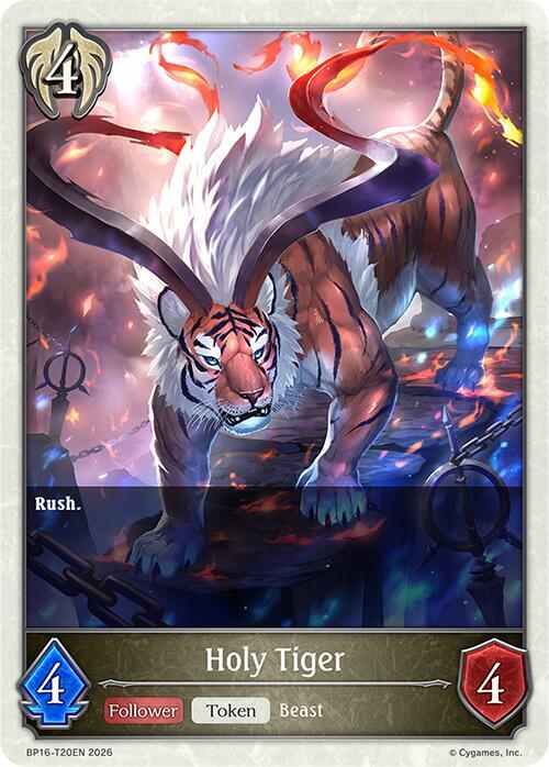 Holy Tiger, BP16: New World Genesis BP16-T20EN