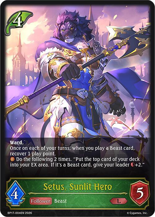 Setus, Sunlit Hero, BP17: Convergent Destinies BP17-004EN