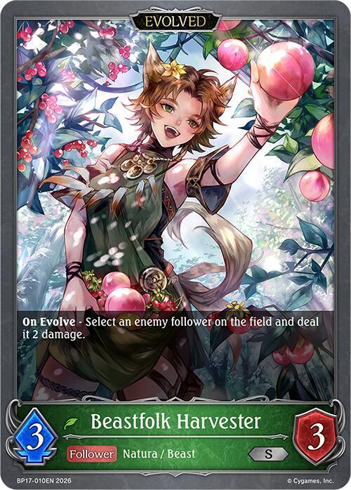 Beastfolk Harvester (Evolved), BP17: Convergent Destinies BP17-010EN