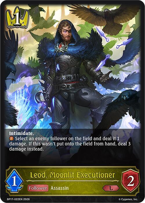 Leod, Moonlit Executioner, BP17: Convergent Destinies BP17-022EN