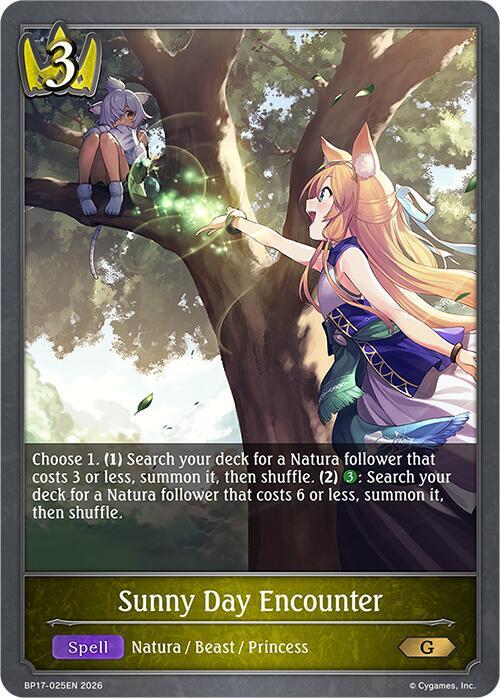 Sunny Day Encounter, BP17: Convergent Destinies BP17-025EN