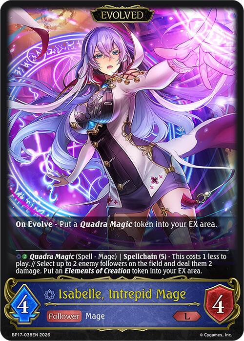 Isabelle, Intrepid Mage (Evolved), BP17: Convergent Destinies BP17-038EN