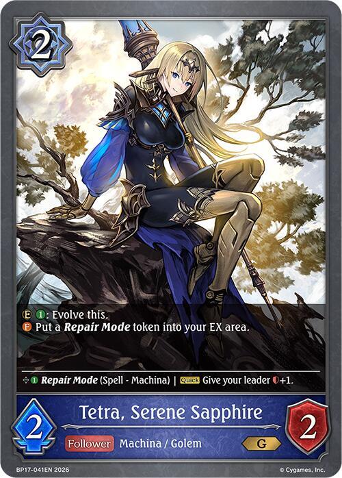 Tetra, Serene Sapphire, BP17: Convergent Destinies BP17-041EN