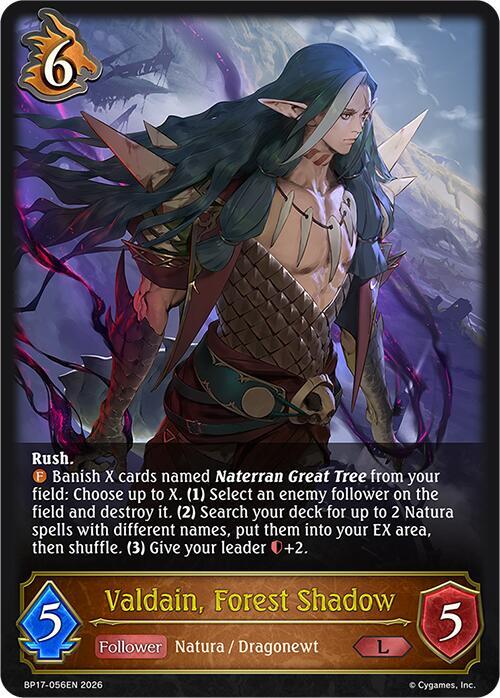 Valdain, Forest Shadow, BP17: Convergent Destinies BP17-056EN