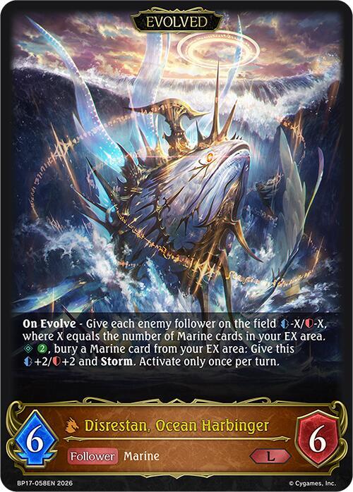Disrestan, Ocean Harbinger (Evolved), BP17: Convergent Destinies BP17-058EN