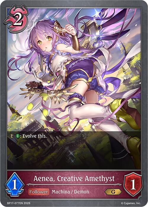Aenea, Creative Amethyst, BP17: Convergent Destinies BP17-077EN