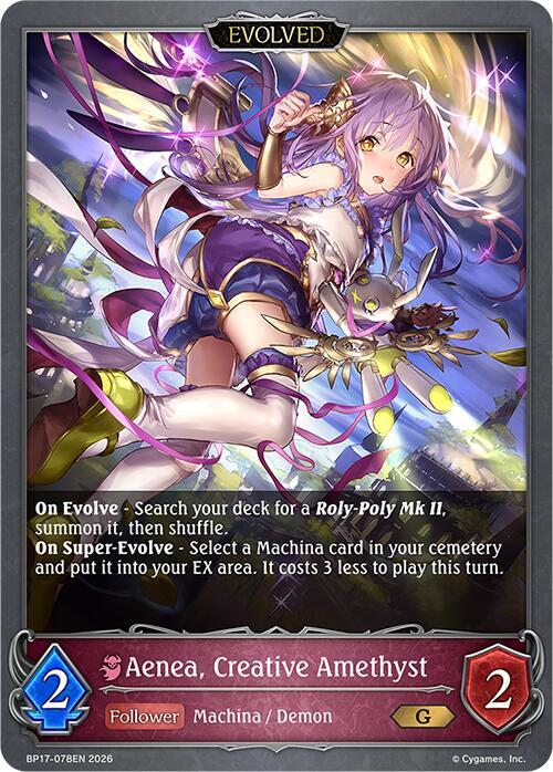 Aenea, Creative Amethyst (Evolved), BP17: Convergent Destinies BP17-078EN
