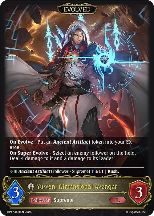 Yuwan, Dimensional Avenger (Evolved), BP17: Convergent Destinies BP17-094EN
