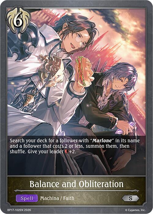 Balance and Obliteration, BP17: Convergent Destinies BP17-102EN