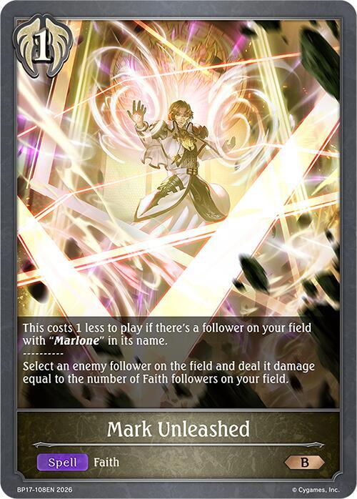 Mark Unleashed, BP17: Convergent Destinies BP17-108EN