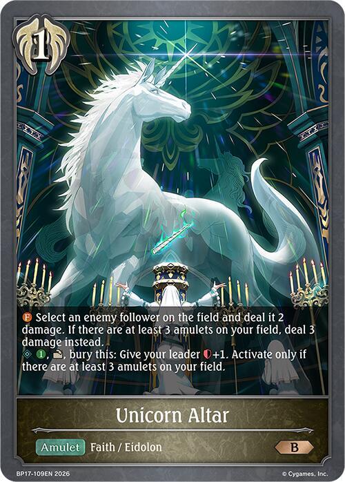 Unicorn Altar, BP17: Convergent Destinies BP17-109EN