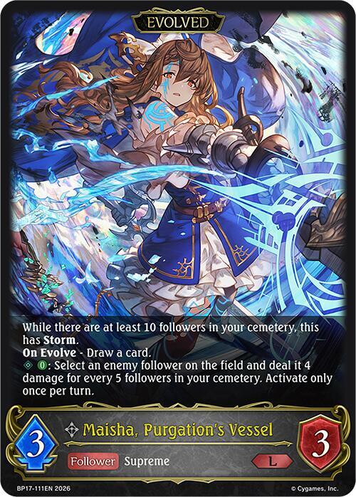 Maisha, Purgation's Vessel (Evolved), BP17: Convergent Destinies BP17-111EN