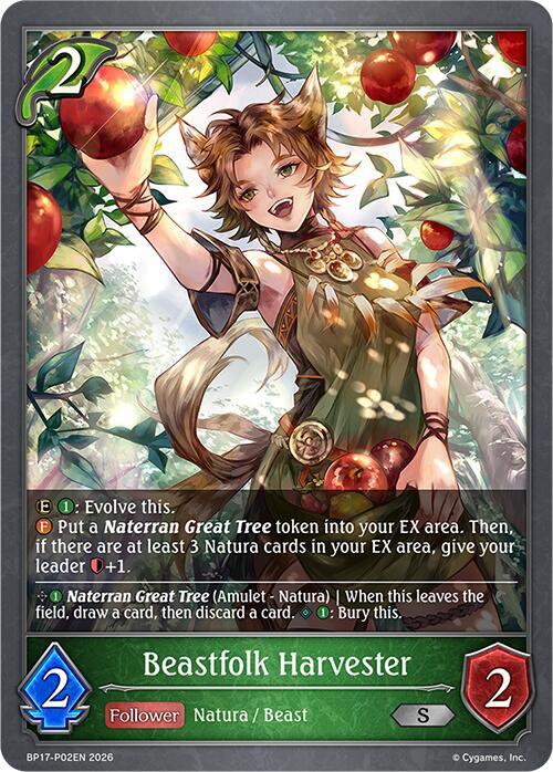 Beastfolk Harvester - P02EN (Foil), BP17: Convergent Destinies BP17-P02EN