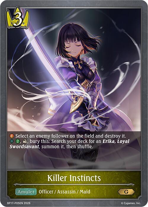 Killer Instincts - P05EN (Foil), BP17: Convergent Destinies BP17-P05EN