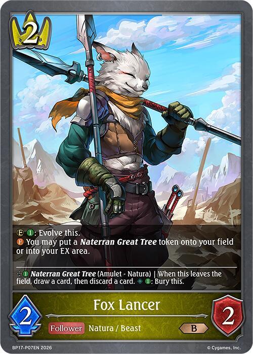Fox Lancer - P07EN (Foil), BP17: Convergent Destinies BP17-P07EN