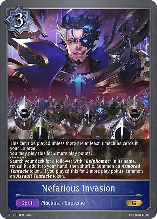 Nefarious Invasion - P11EN (Foil), BP17: Convergent Destinies BP17-P11EN