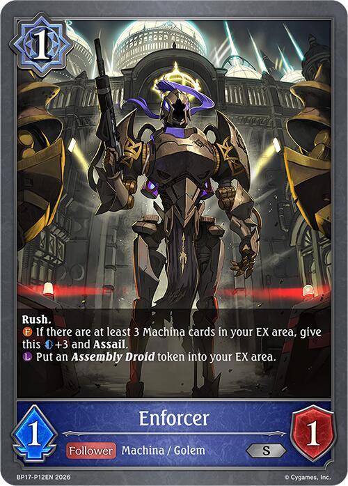 Enforcer - P12EN (Foil), BP17: Convergent Destinies BP17-P12EN